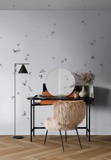 Панно «Бабочки» у туалетного столика