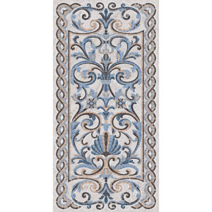 SG590902R | Мозаика синий декорированный лаппатированный
