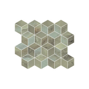 T017\14025 | Декор Джардини зеленый мозаичный
