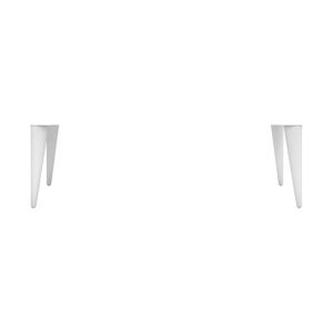 ATLG.32\CL | Ножки Atollo\Cono классические, белые глянцевые