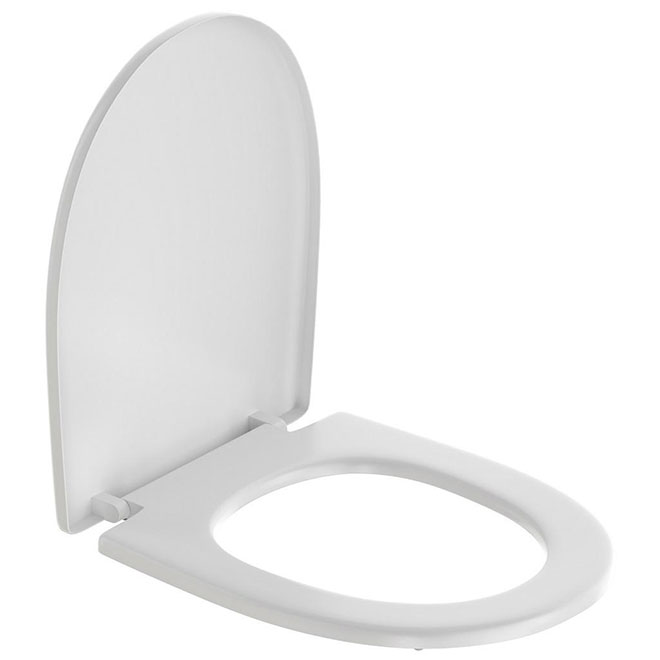 XPRO.seat.02\WHT | Сиденье XPRO Soft Close + Clip up, белое глянцевое