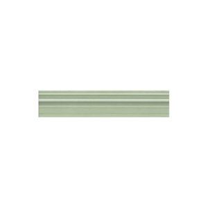 BLE018 | Бордюр Багет Левада зеленый светлый глянцевый