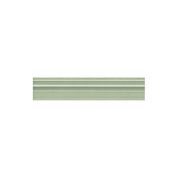 BLE018 | Бордюр Багет Левада зеленый светлый глянцевый
