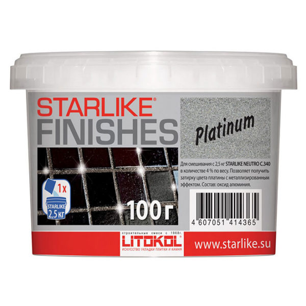 STARLIKE FINISHES PLATINUM 100 г