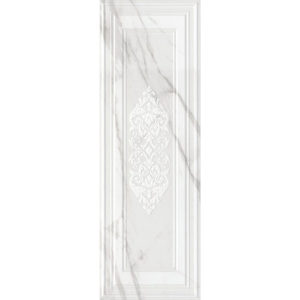 14041R\3F | Декор Прадо белый панель глянцевый обрезной
