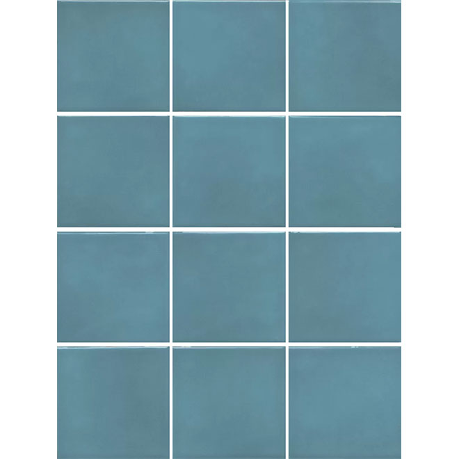 KM1010G0060N | Бахия бирюзовый глянцевый (12 частей 9,8x9,8)