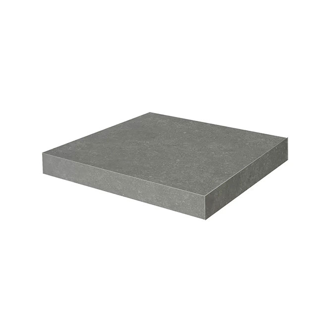 KM6012G0161RGCA | Ступень угловая клееная Касабланка HP серый тёмный матовый обрезной