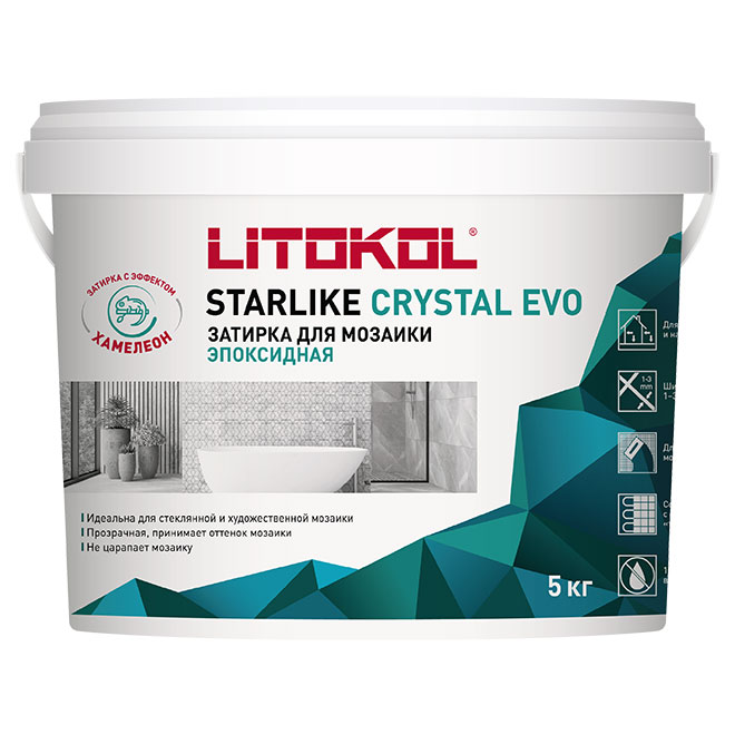 LITOKOL STARLIKE CRYSTAL EVO (5кг)